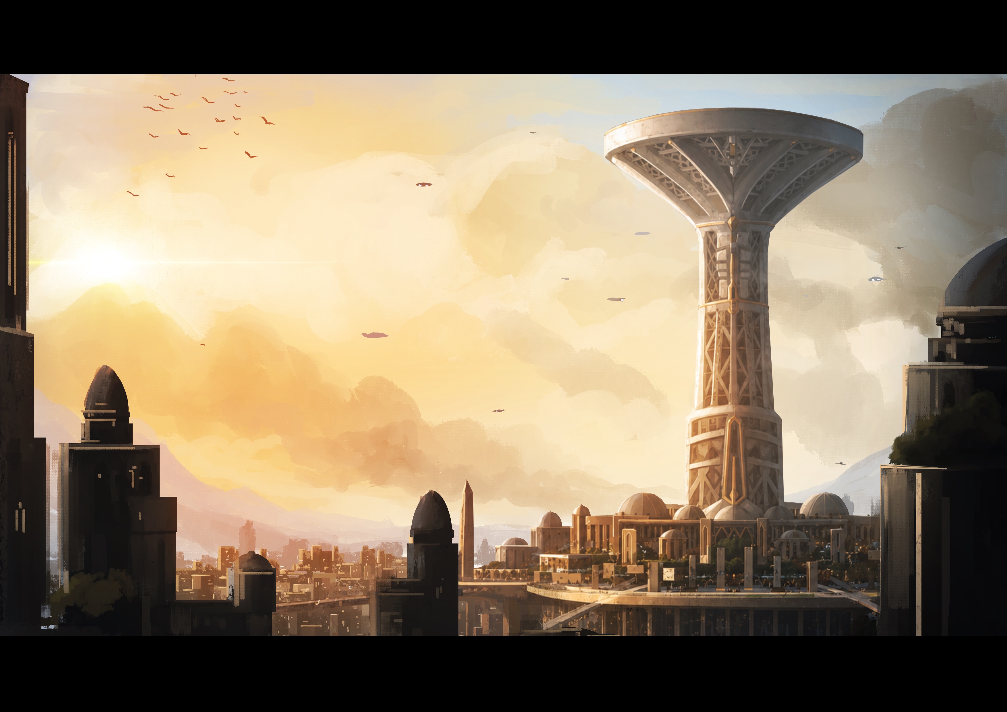 The imperial capital of Karesh on the Geba continent