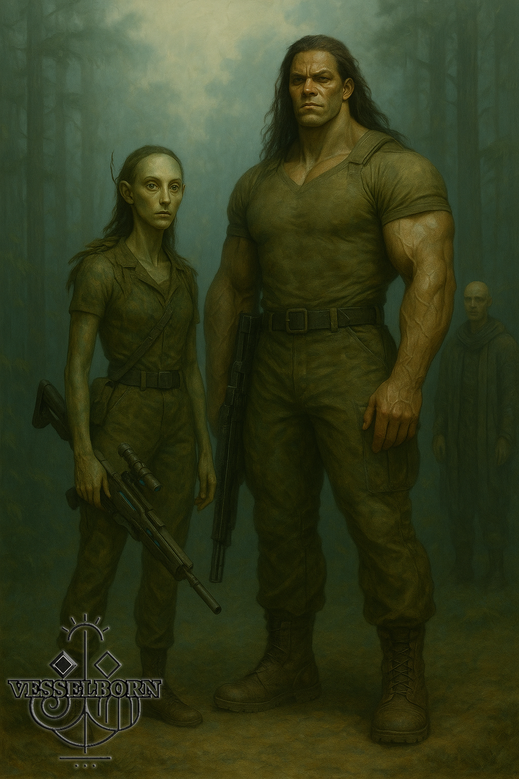 Engineered Scout-Class female with Assault-Class male, The Engineered.